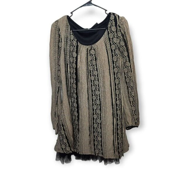 Ryu Long Sleeve Dress with Bows sz S - Picture 1 of 7